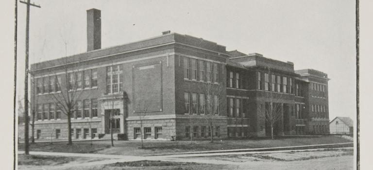 Caldwell High School in Caldwell Idaho 1925